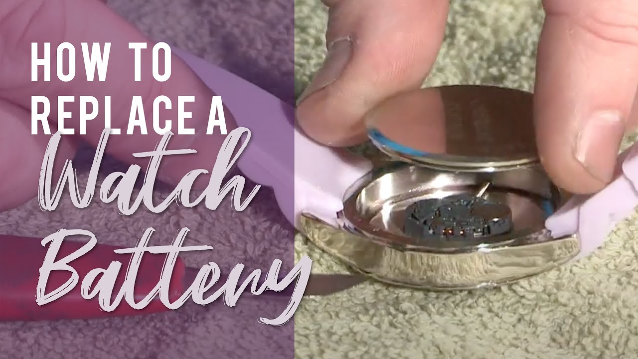How To Replace A Watch Battery