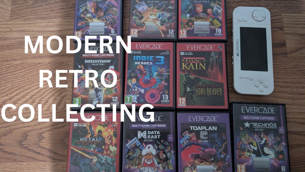 THE BEST MODERN WAY TO COLLECT RETRO/ MY ENTIRE EVERCADE COLLECTION FOR NOW