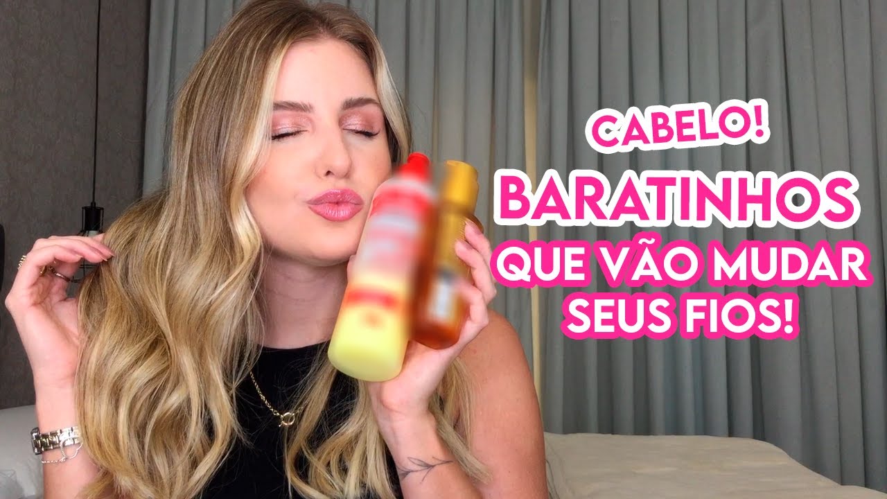 PRODUTOS BARATINHOS que vão MUDAR SEU CABELO LOIRO!