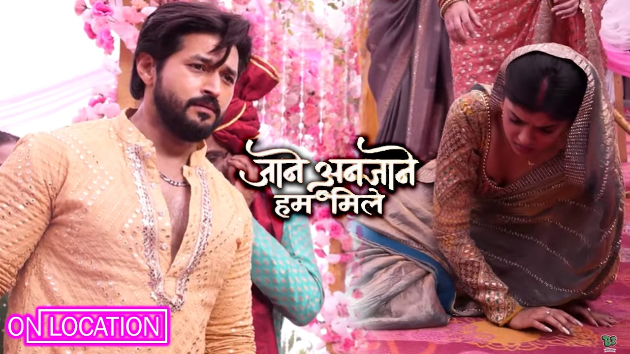 Jaane Anjaane Hum Mile | Vikrant ने Unnati को मारा धक्का। | On Location | Zee Tv 