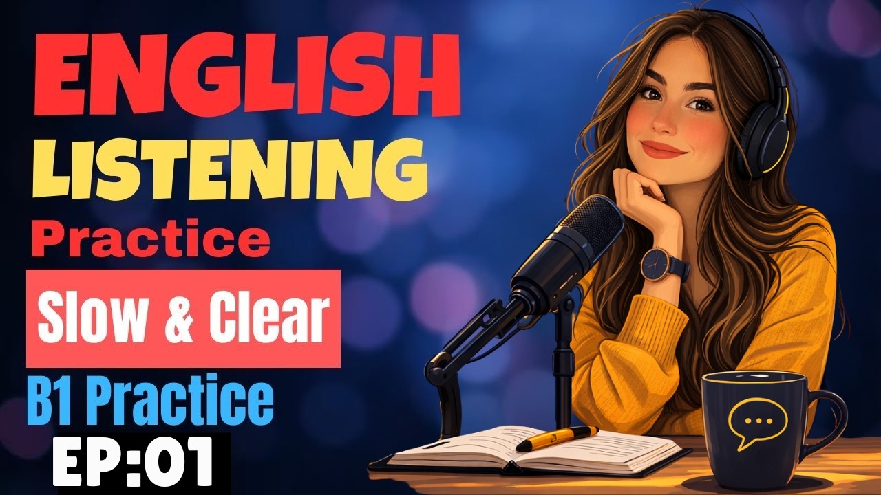 Speak English Fluently｜Learn to Speak English Easily and Fluently｜B1 English Listening Practice