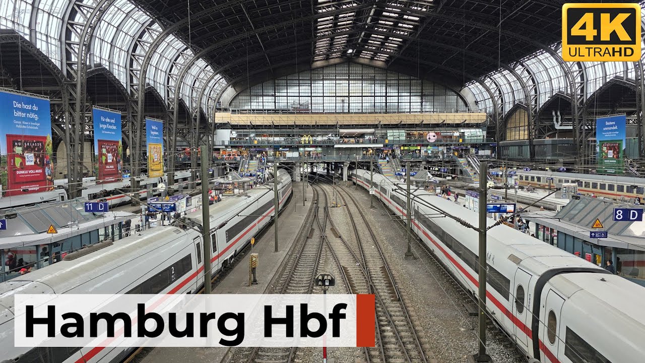 Hamburg Hbf 13.09.2025 - Nachmittagsverkehr mit ICE, IC, ME, RE & besonderen Gleisgeräuschen