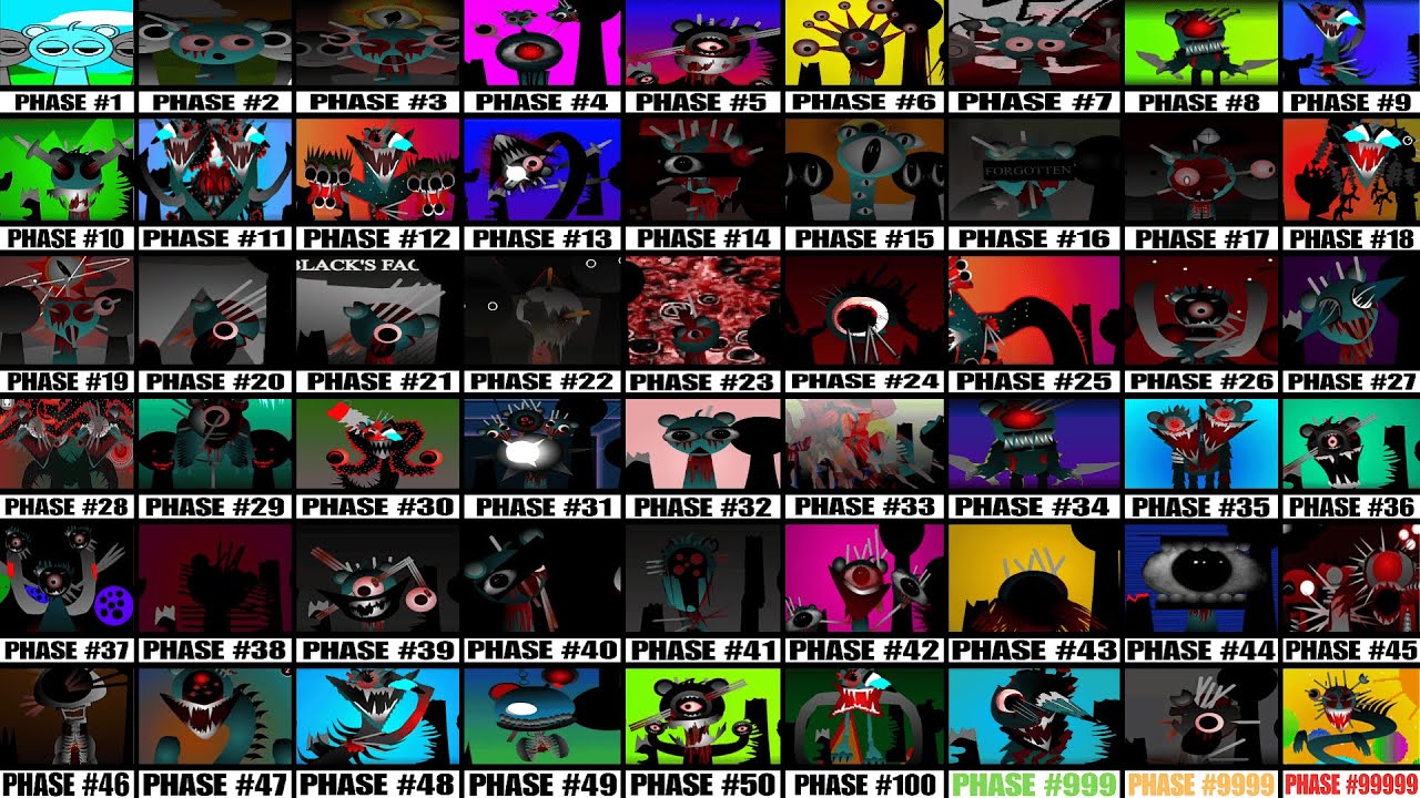 🔥 Incredibox Sprunki Mix All Phases: Phase 1 vs Phase 9999 vs All Phase SKY (1&ndash;9999) &mdash; 2026