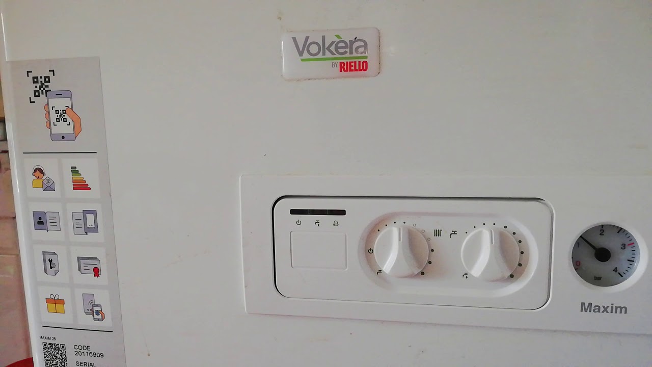 Vokera riello boiler. Red light error FIX. Red bell light