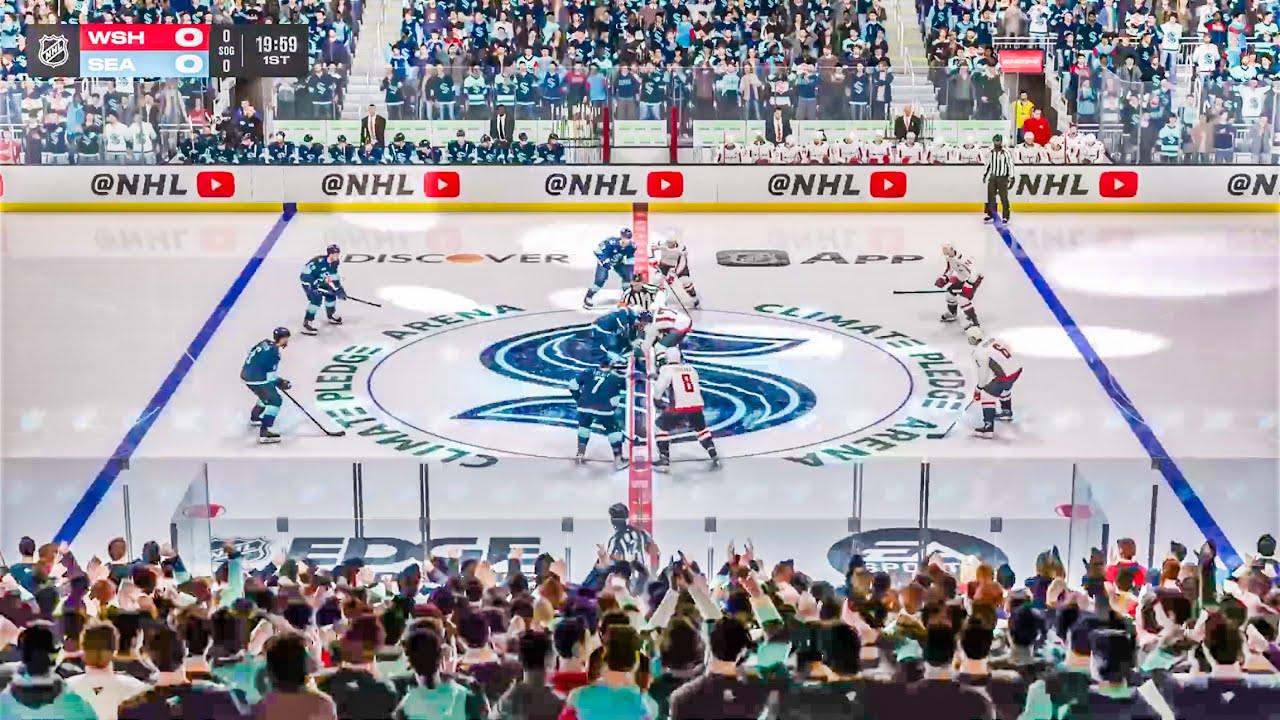 Seattle Kraken vs Washington Capitals 1/27/2026 NHL 26 Gameplay