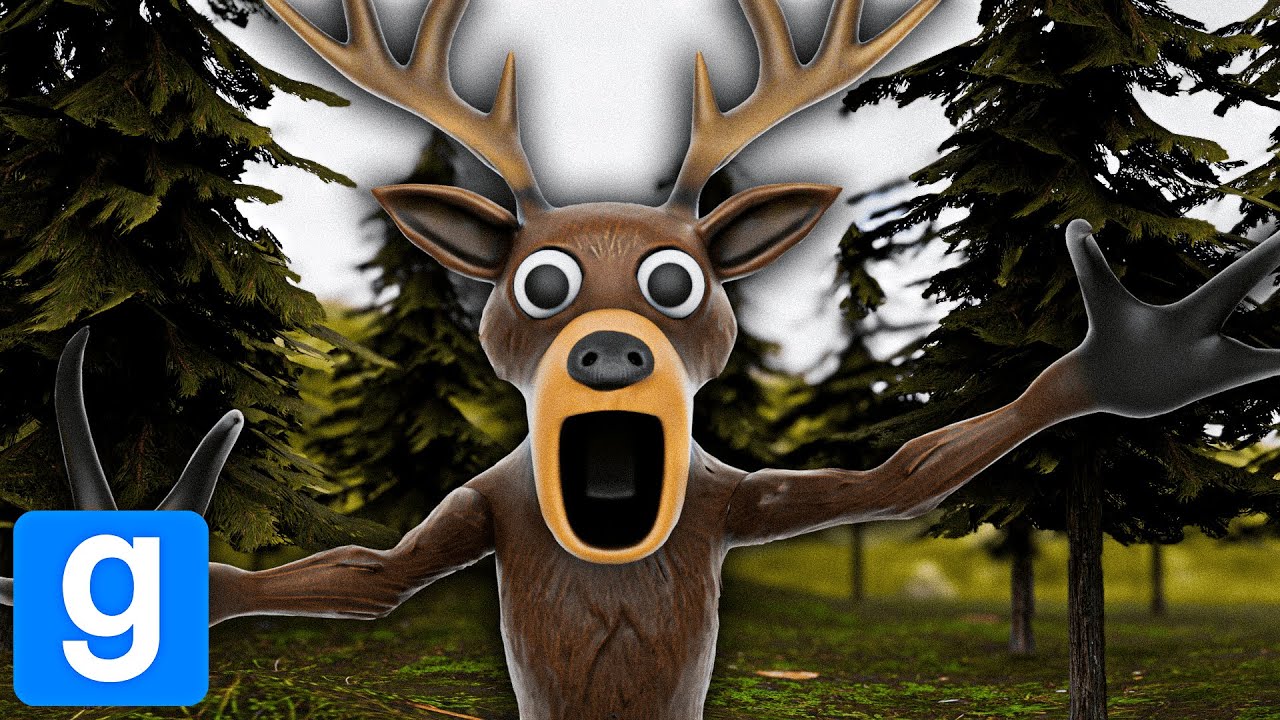 The 99 Nights Deer In Gmod IS CRAZY... | Gmod 99 nights in the forest & Seek