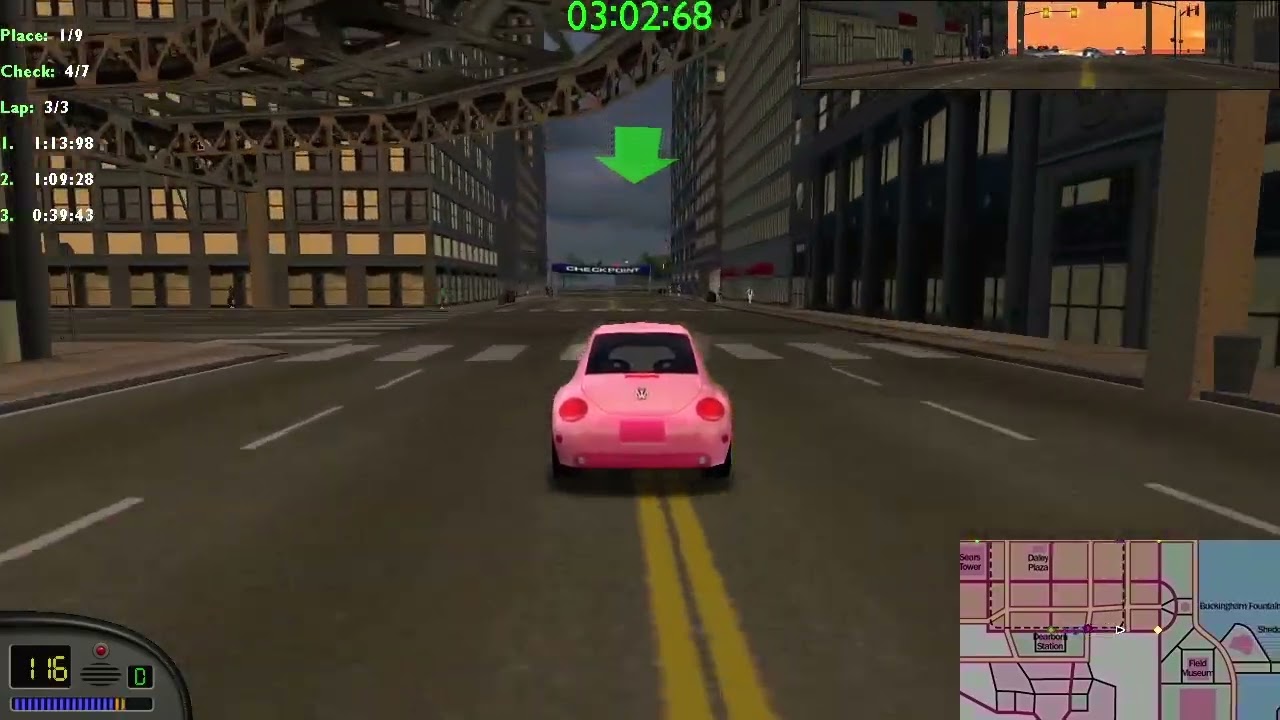Midtown Madness: Circuit #6 -  Figure 8 Plaza (Chicago Rebellion Racepack)