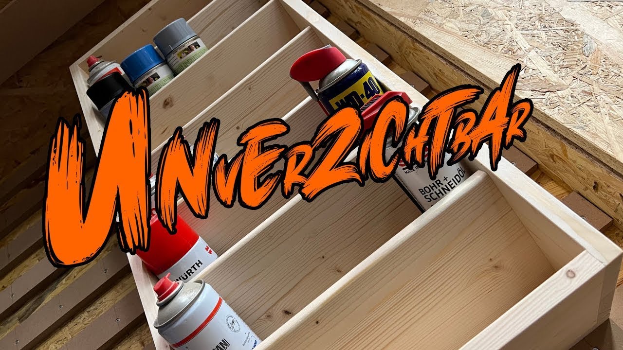 Spraydosen Regal Selber bauen | Sehr einfaches Projekt | Lets do it