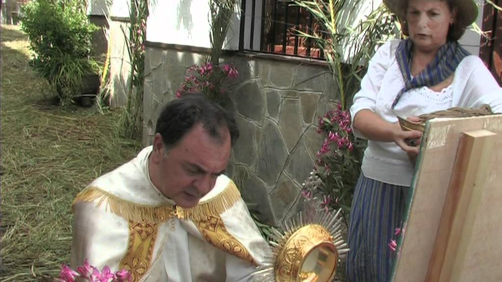 CORPUS 2011de El Gastor, la misa y procesión del Santísimo