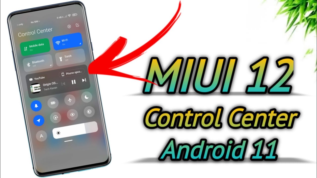 MIUI 12 Android 11 Control Center - How to INSTALL on any Device...? [No Root]❤️