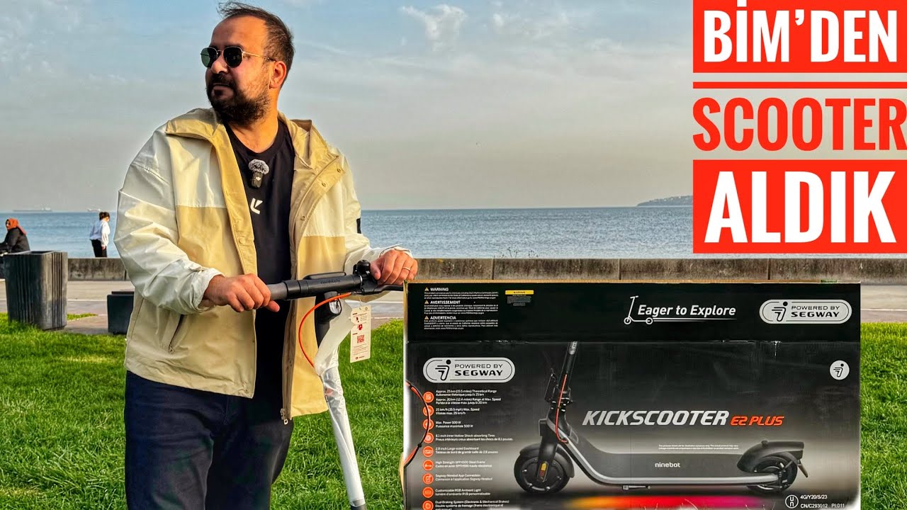BİM’DEN SCOOTER ALDIK! | SEGWAY NİNEBOT E2 PLUS KUTU AÇILIMI | EĞLENCELİ VLOG