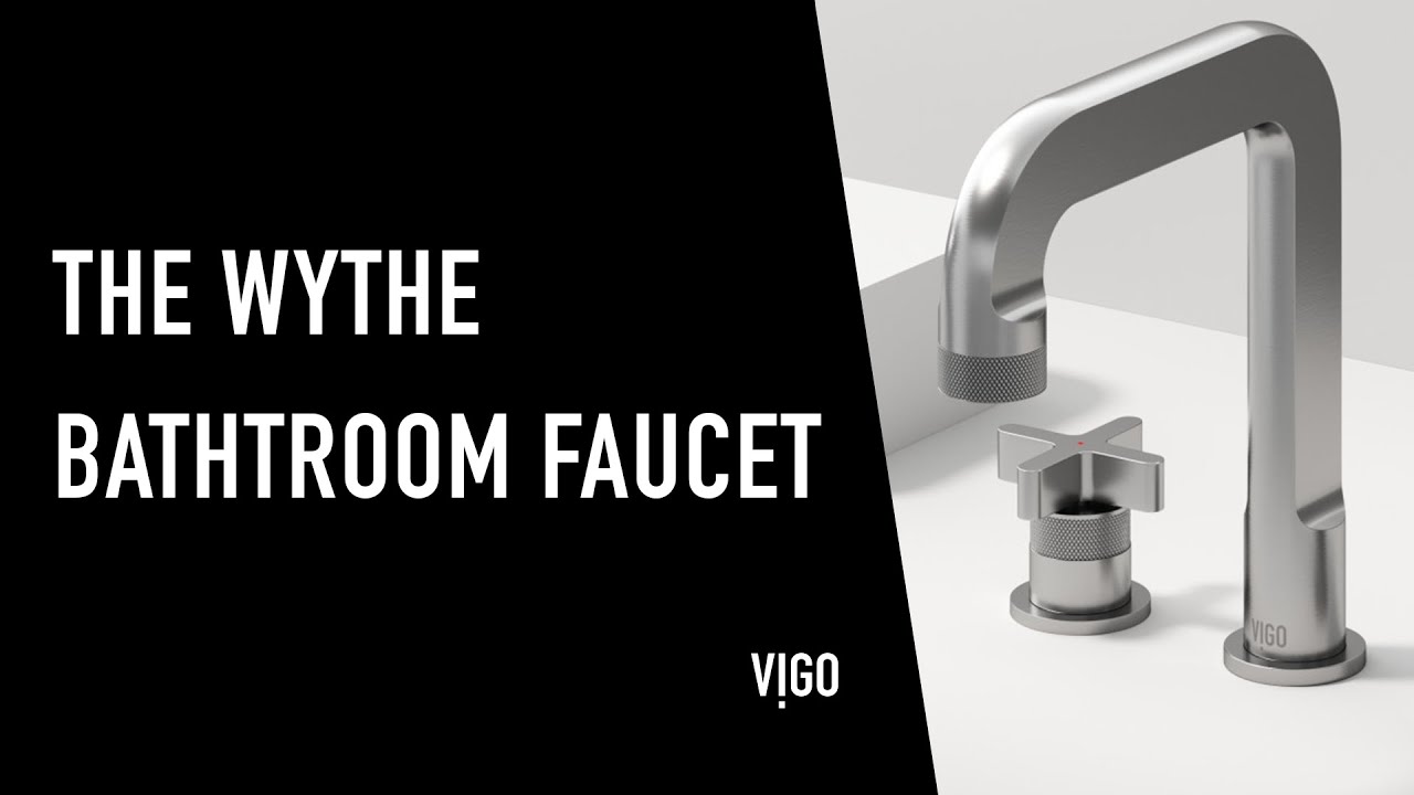 A stunning profile with sophisticated curves -- VIGO Wythe -- 2 handle faucet