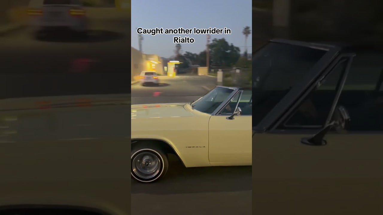 Lowrider in the city of Rialto…