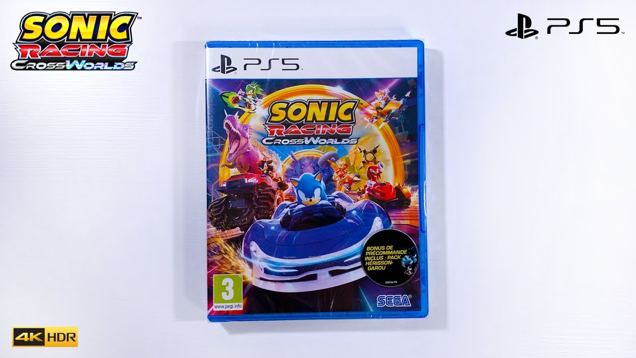 Sonic Racing: CrossWorlds PS5 Unboxing