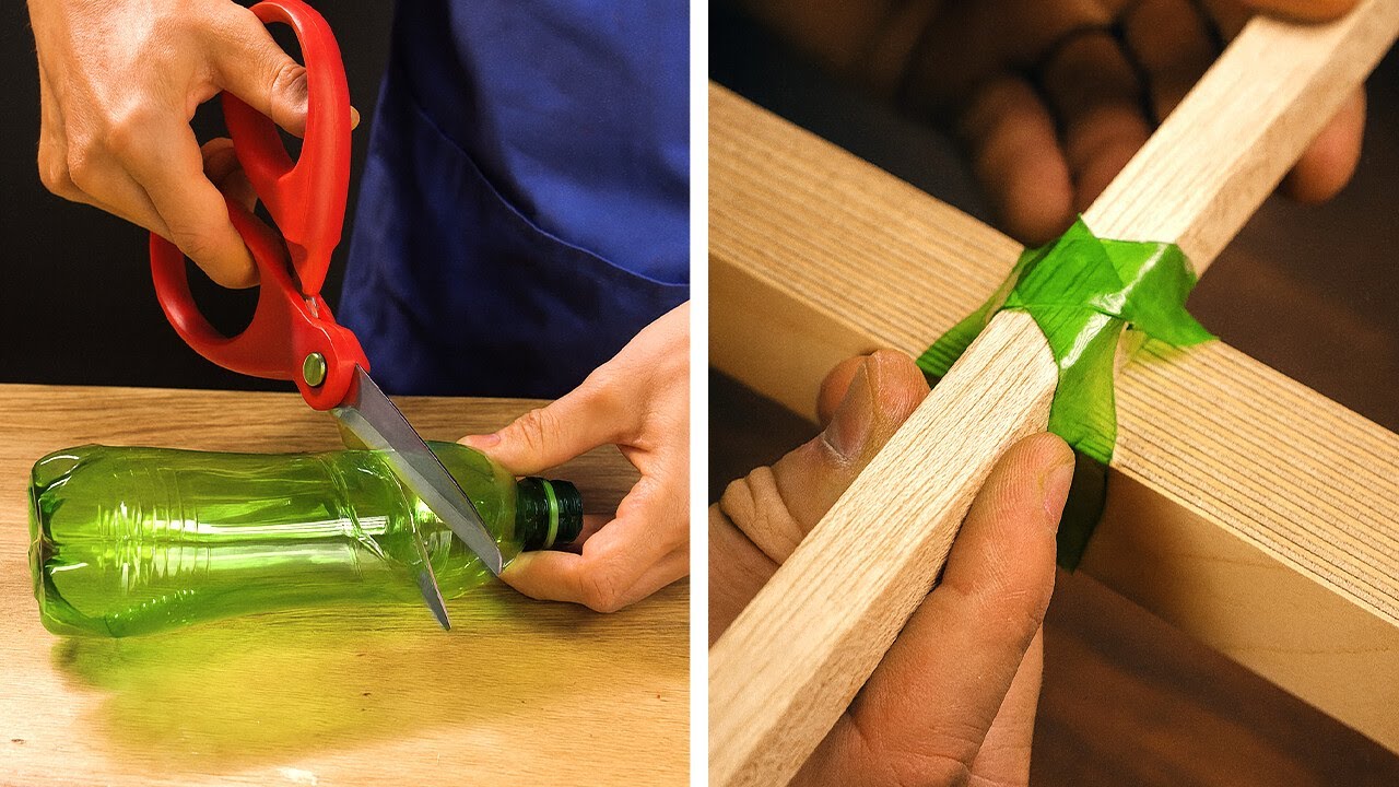 DIY Home Fixes with OLD Plastic Bottles fo Busy Ones 🔨