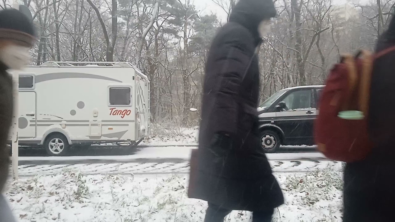 Snowfall Berlin Germany 2021 -Schnee Berlin Deutschland 2021