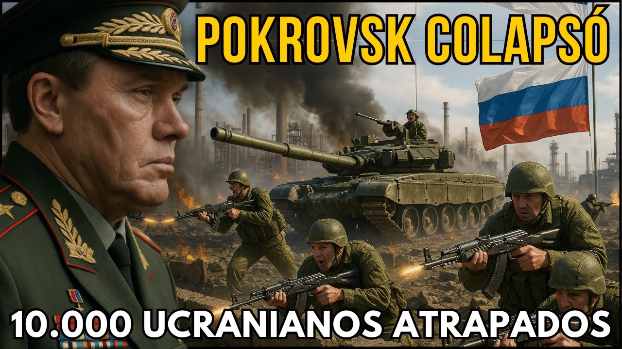 ⚔️COLAPSO TOTAL en POKROVSK💥10.000 soldados atrapados en el CALDERO ruso🔥 | Guerra de Ucrania