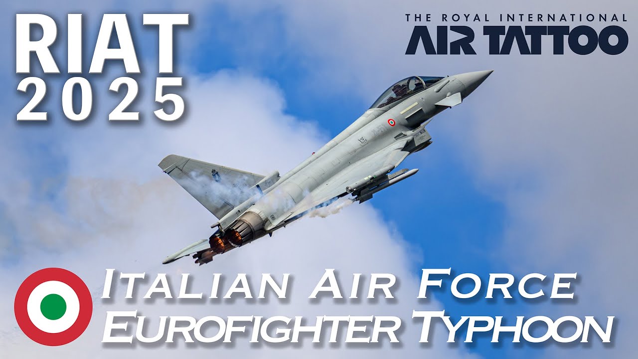 [RIAT2025] Italian Air Force Eurofighter Typhoon | Sunday Demo | 4K
