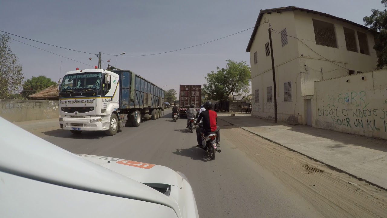 Driving through Kaolack