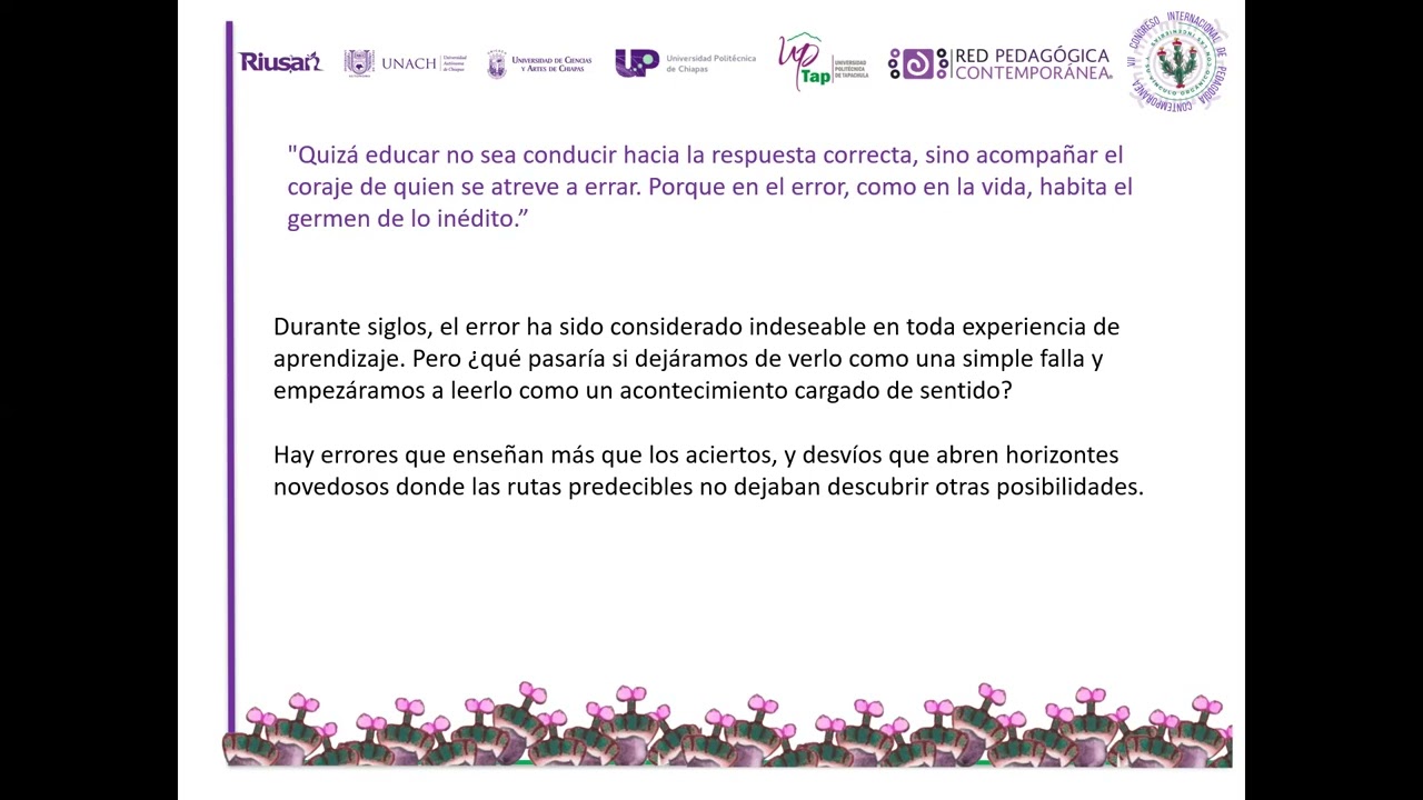 El error como posibilidad: enseñanza, comunicación y aprendizaje