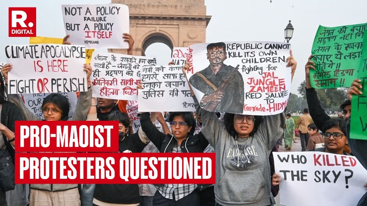 Pro-Maoist Protest: Republic Confronts Protesters Backing Hidma | Exclusive