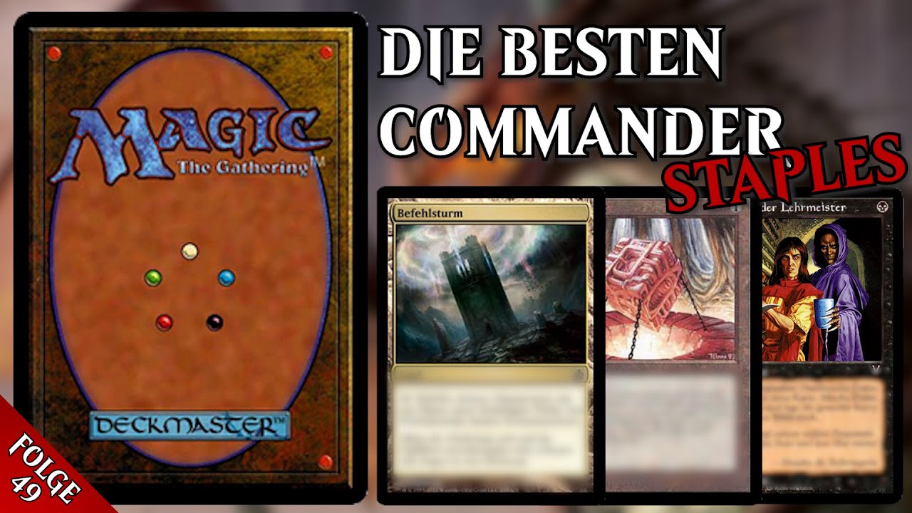 MTG Die besten Commander Staples | Magic the Gathering deutsch | Trader | Commander Deck 2023