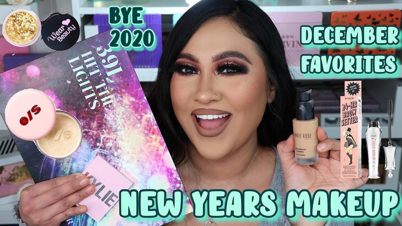 NEW YEARS MAKEUP | DECEMBER FAVORITES | 2020