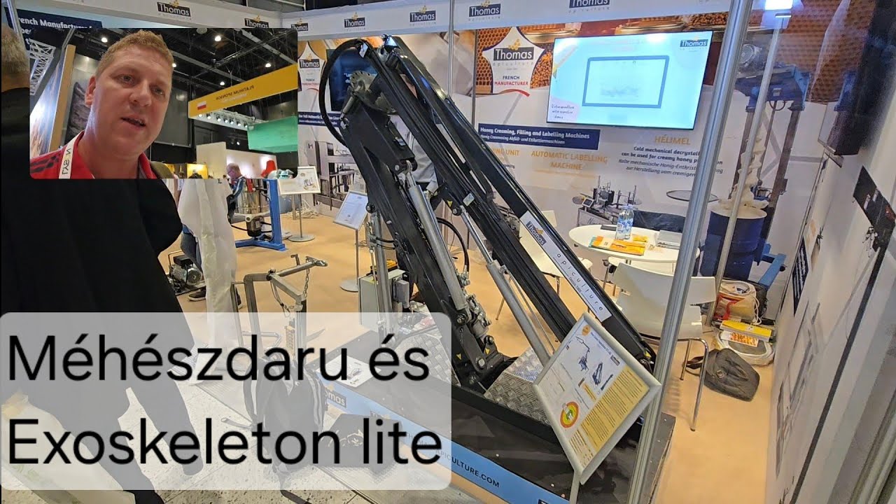 Az egyetlen méhészdaru az Apimondián