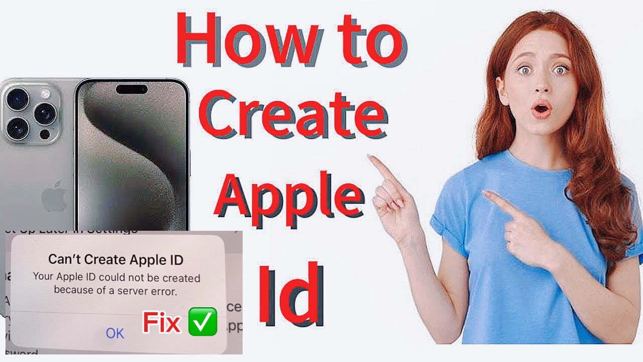 Apple account create (Can’t Creat Apple ID Fix)