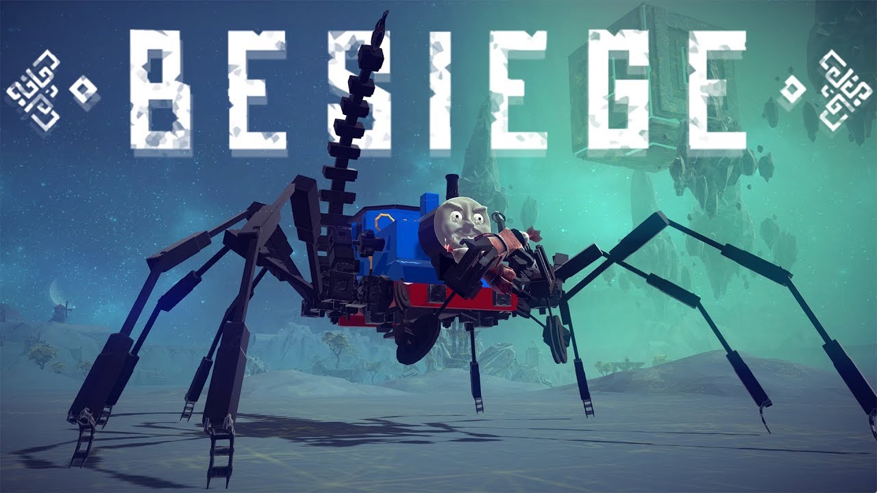 Besiege Best Creations - Thomas The People Eater! - Bombs as Wheels? - Besiege Gameplay Highlights