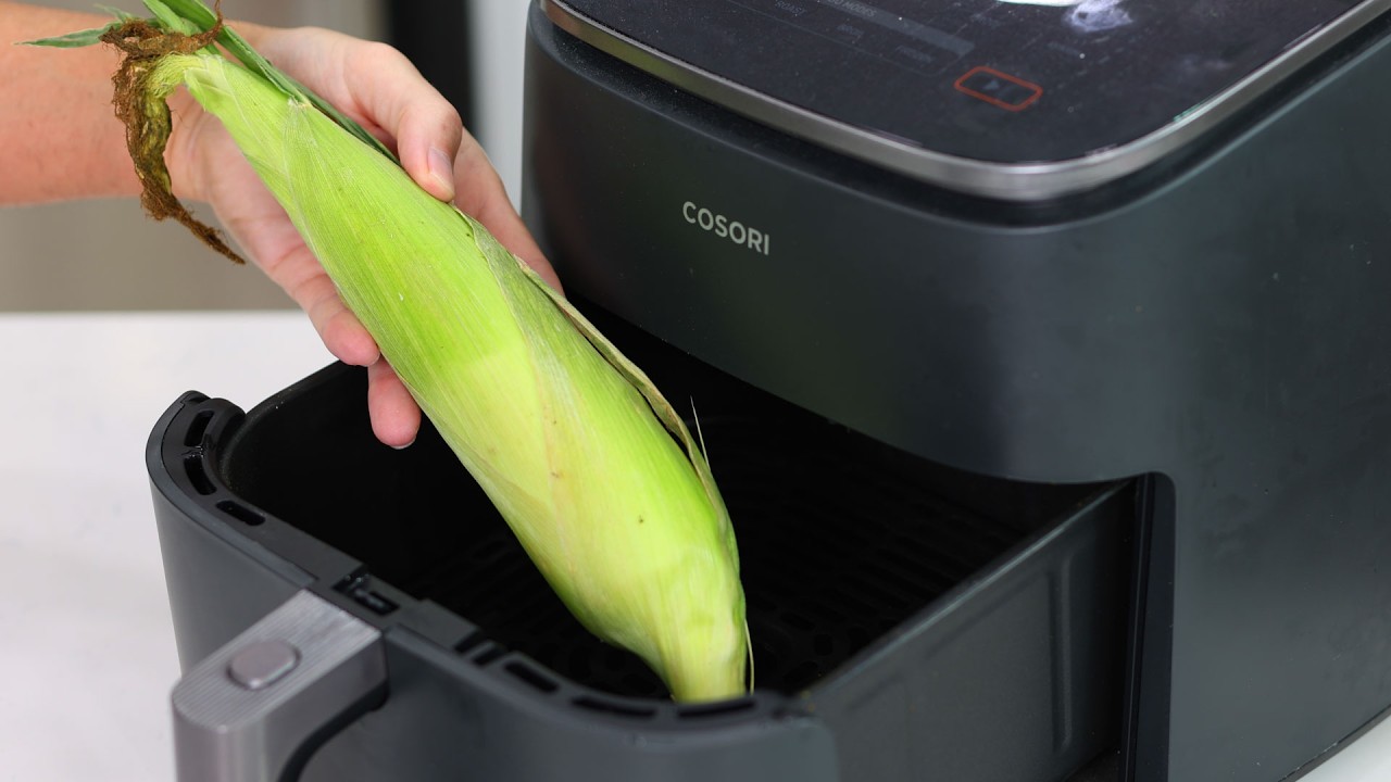 I put an ear of corn in the air fryer and this happened