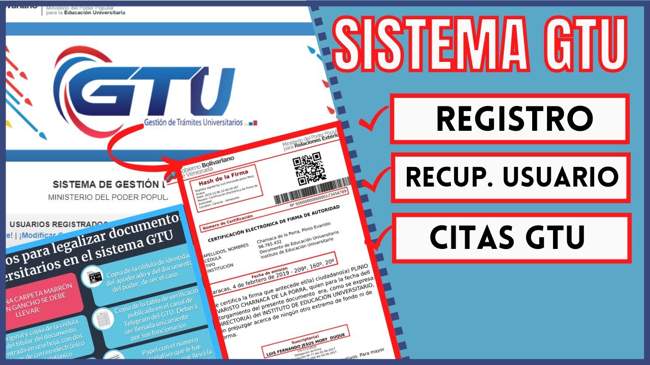 SISTEMA GTU Cómo Registrarse y Conseguir Cita con el nuevo metodo SICA Paso a Paso 2022