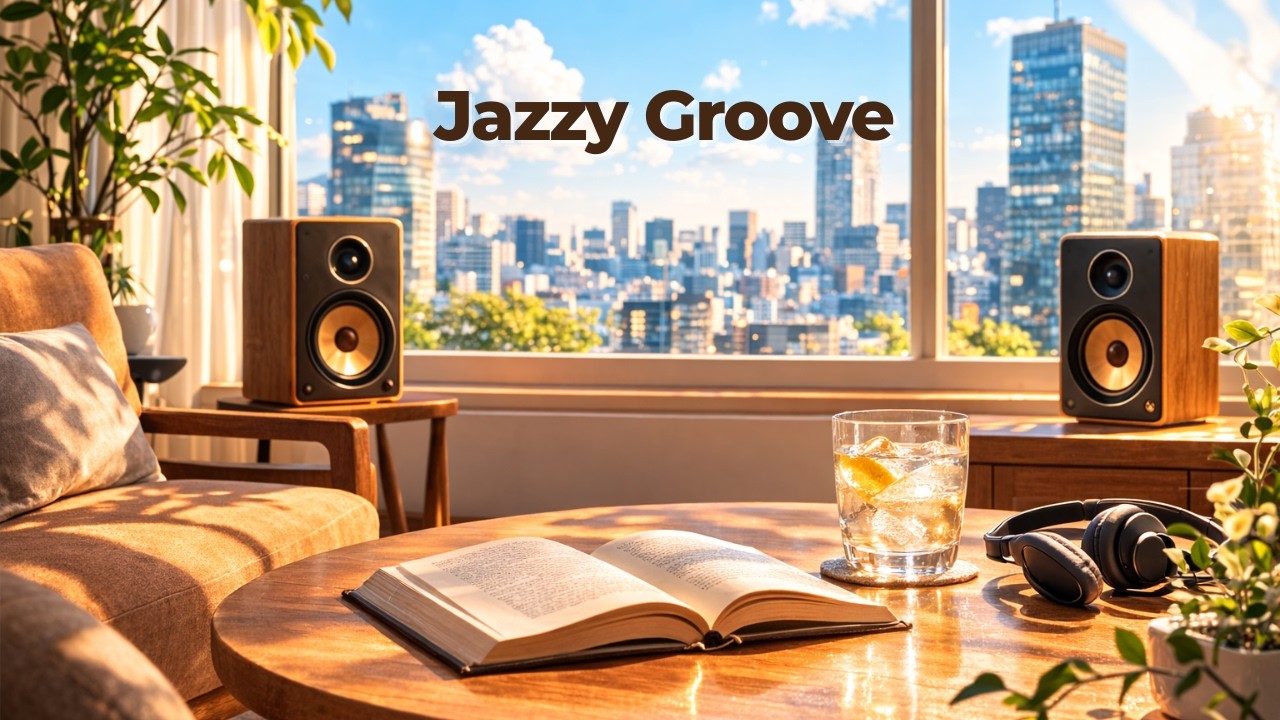 Feel Good Jazzy Groove for Work & Cafe ☕ Light Swing Instrumental Playlist | 1 Hour 24 Min