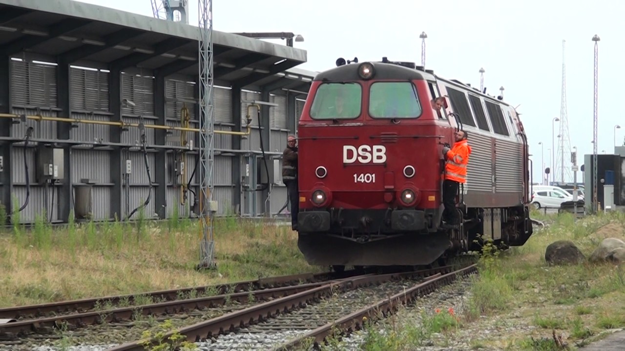 MZ 1401 henter vogne i Næstved og Kalundborg 03-08-2017