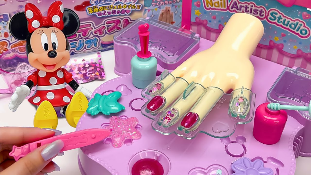 Mickey Minnie Mouse Nail Artist Studio ASMR 💅 Zufriedenstellende Auspacken Disney Nagelstudio ASMR