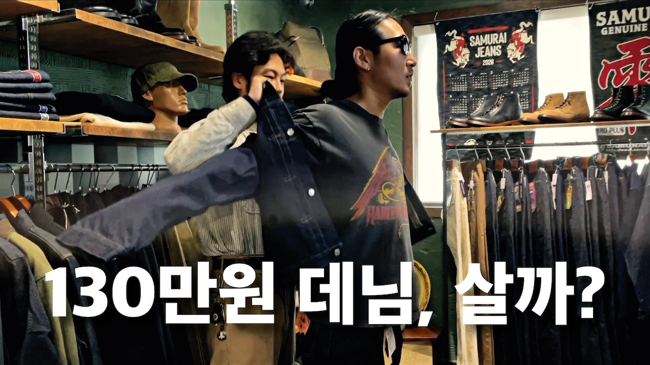 130만원 일본 데님, 가치 있을까?