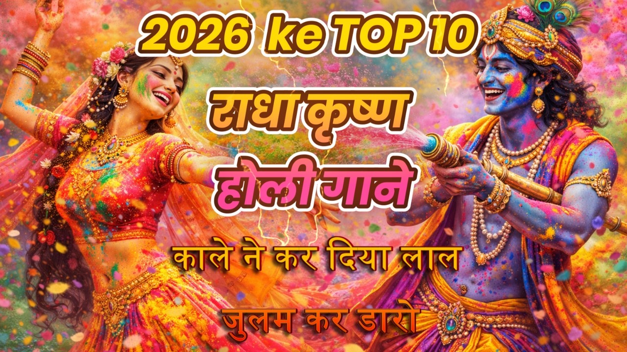 2026 top 10 Radha Krishna Holi Songs #trending #holi #holispecial #barsanaholisong​ #holibhajan2026