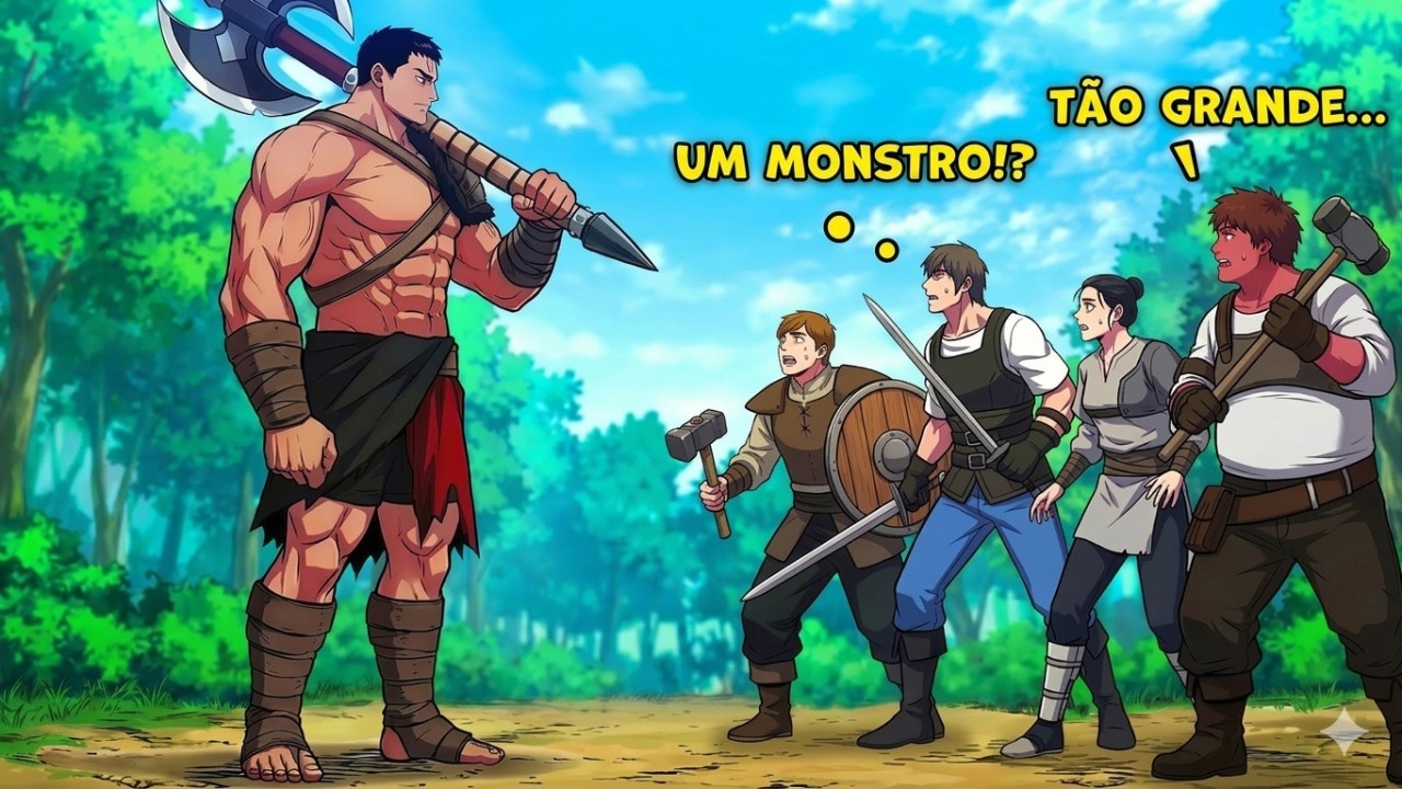 Ele é um bárbaro, maior e 100 vezes mais forte do que qualquer pessoa neste mundo - Manhwa Recap