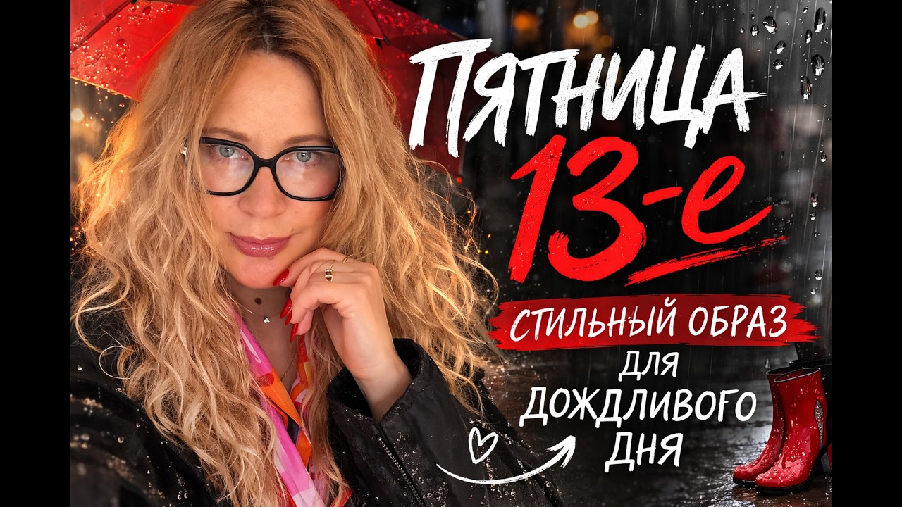Пятница 13. Стильный образ для дождливого дня | как выглядеть элегантно в непогоду