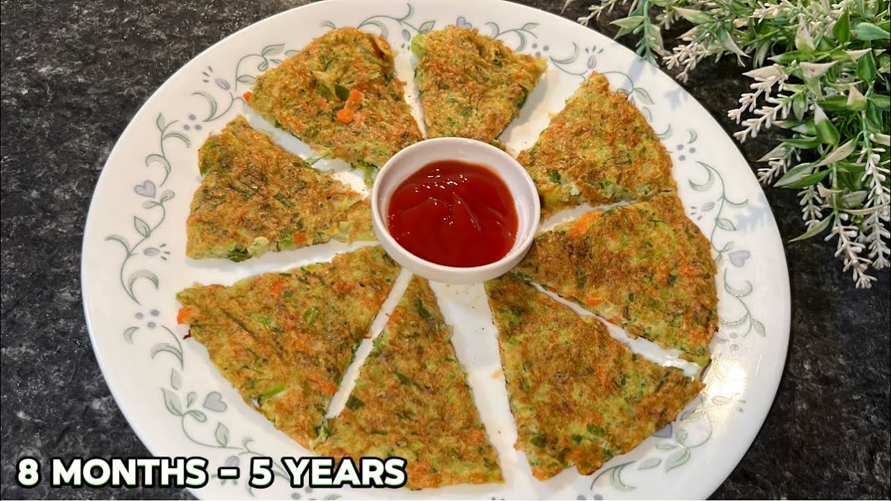 Healthy Vegetable Snack for Kids ( 8+ months- 5 Years Old) | Toddler Food Recipe | Healthy Snacks