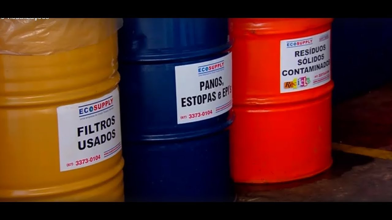 Saiba como funciona a reciclagem dos filtros de óleo consumidos em MS