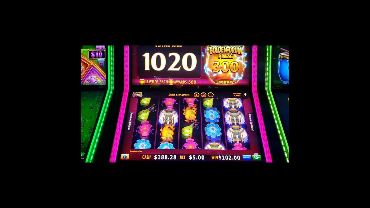 Thunder Drums Bonus @FJslots956 @ Kickapoo Lucky Eagle Casino 