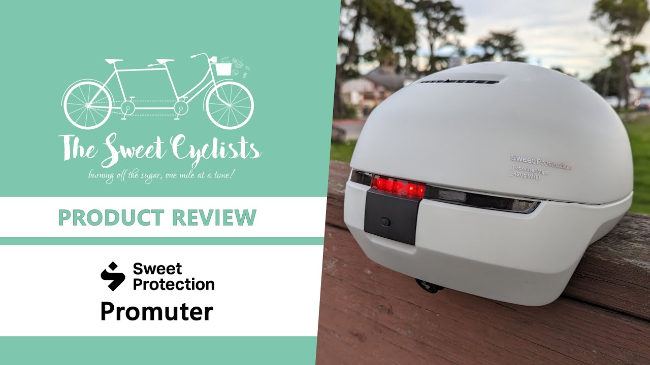 Sweet Protection Promuter MIPS Urban Cycling Helmet - feat. Rear LED + Fidlock Magnetic Buckle