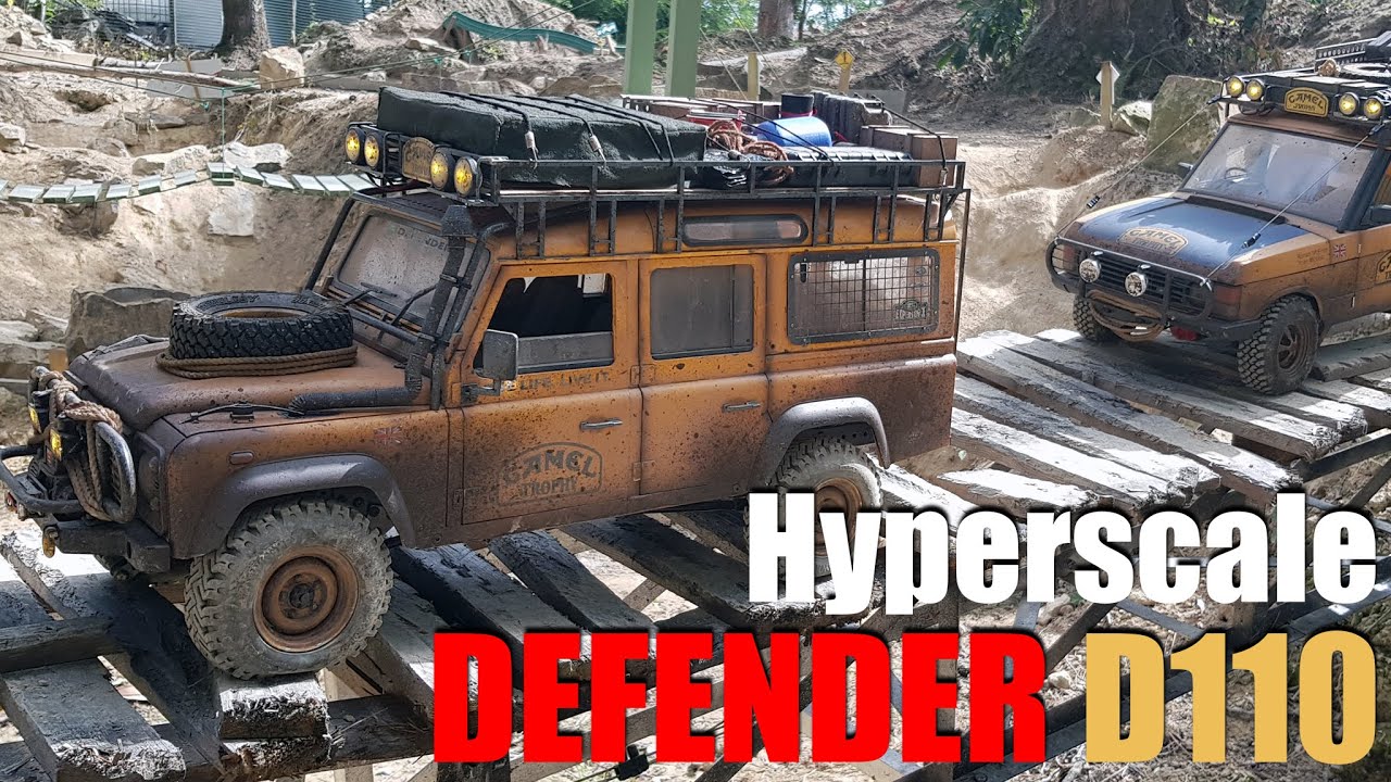 Hyper Scale Camel trophy Defender D110 model RC