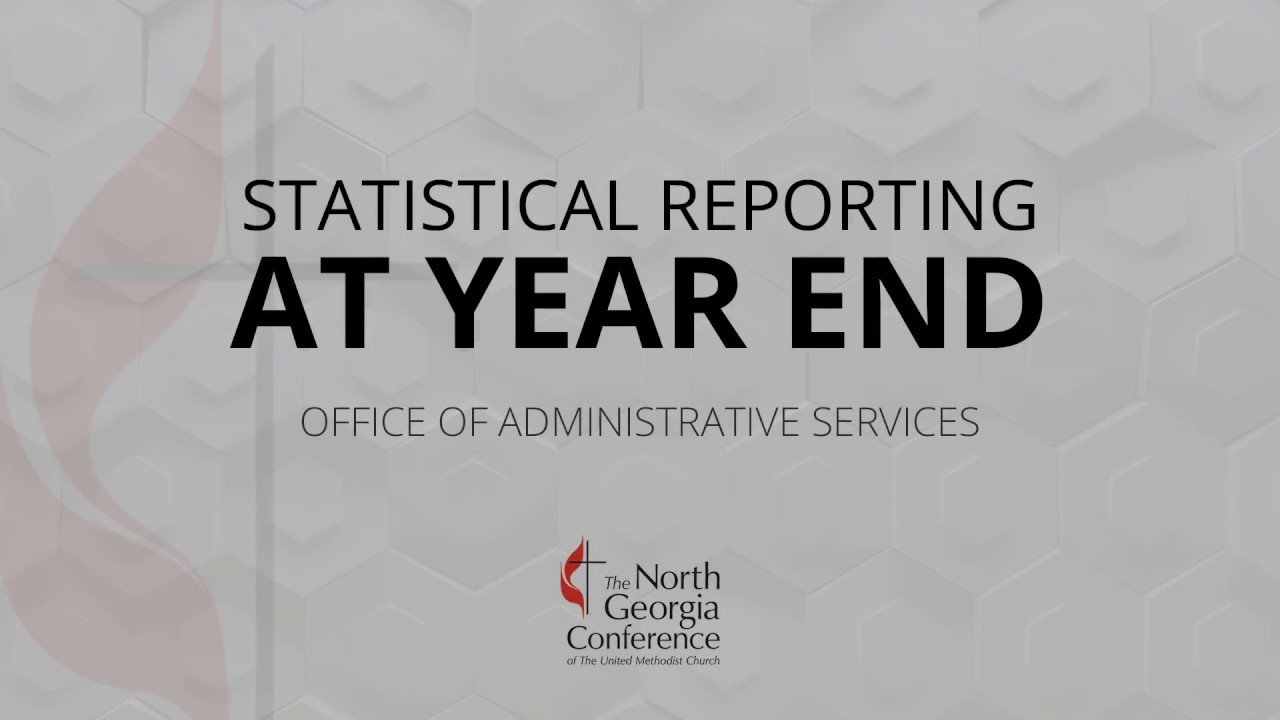 Finance Training: Statistical Year End Reporting