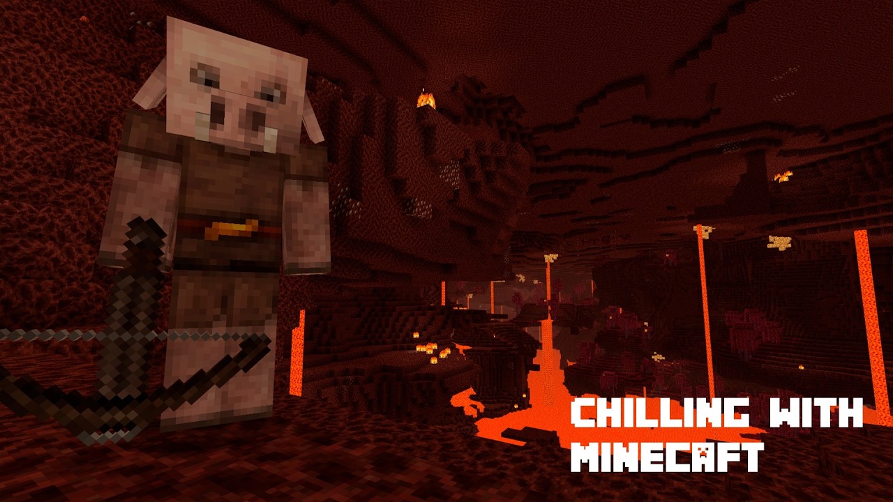 Minecraft Relaxing Gameplay.