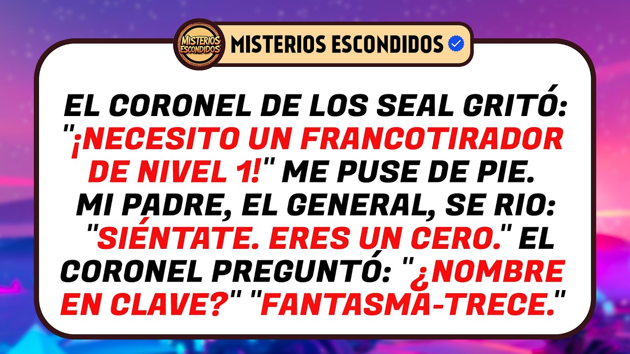 “Siéntate, No Eres Nadie.” Lo Dijo Mi Padre, El General — Hasta Que Escuchó Mi Indicativo “Ghost 13”