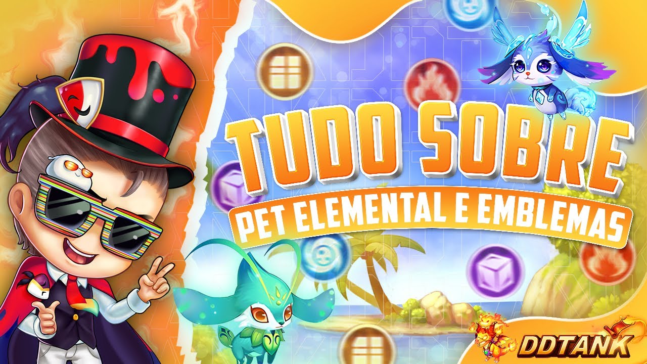 [DDTANK 337] Tutorial COMPLETO! ✦ Pet Elemental e Emblemas ⚜️