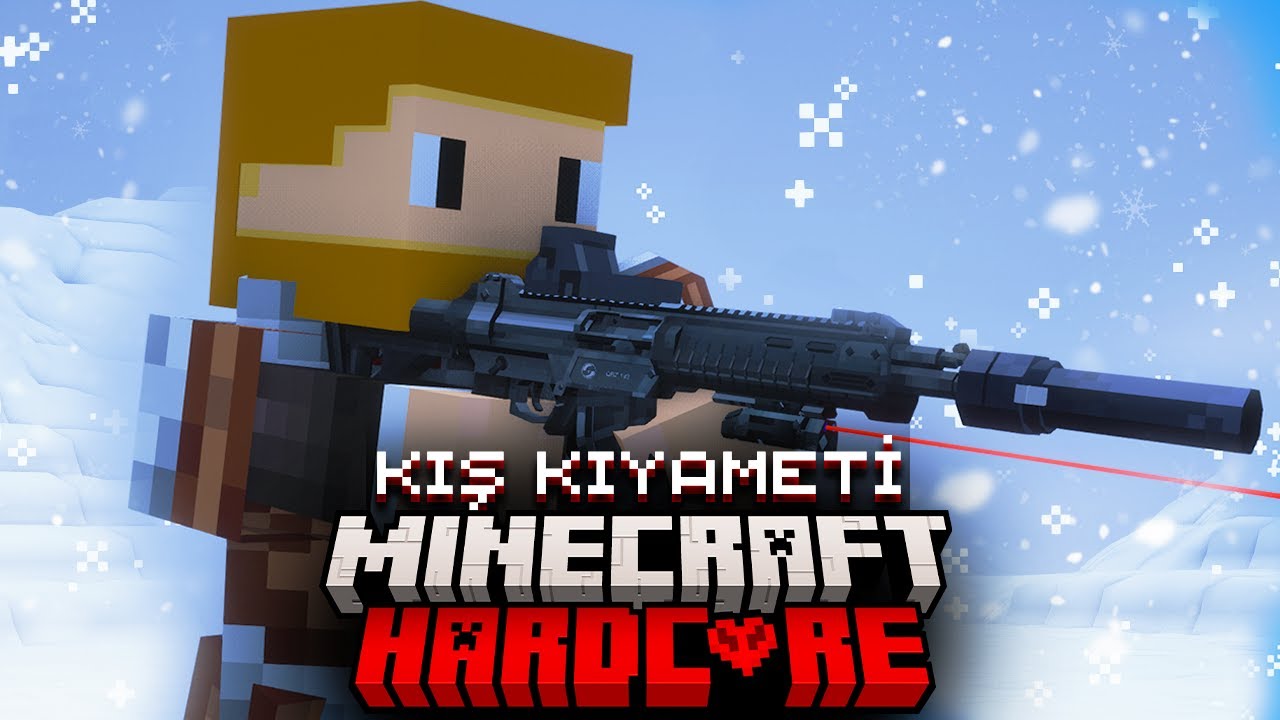 Minecraft Hardcore KAR FIRTINASINDA Hayatta Kaldım - Film Tadında