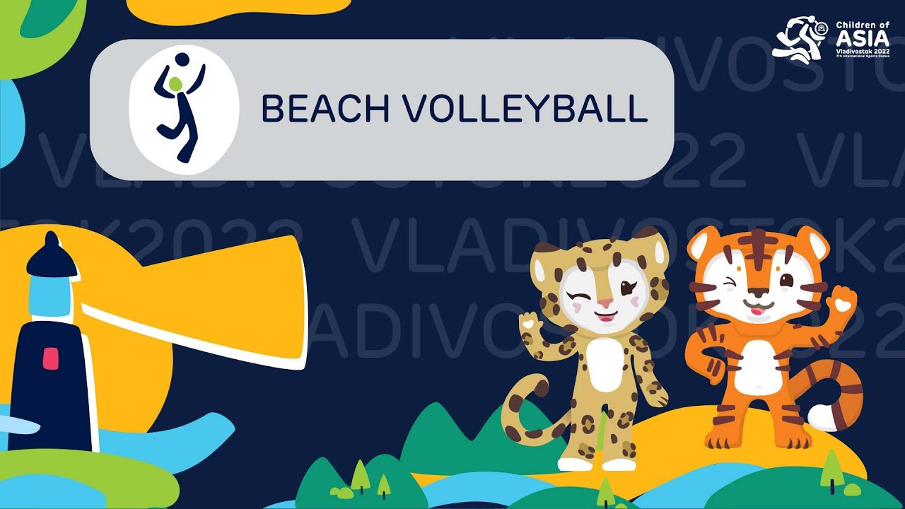 Children of Asia. Beach volleyball. Medal matches 03.08.2022